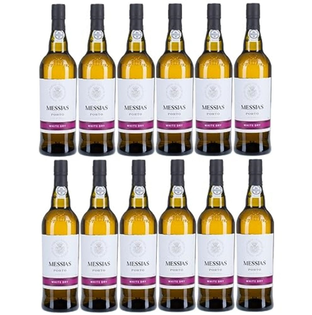 Messias Port White Dry Portwein weiß trocken Portugal (12 x 0,75l) - Versanel -
