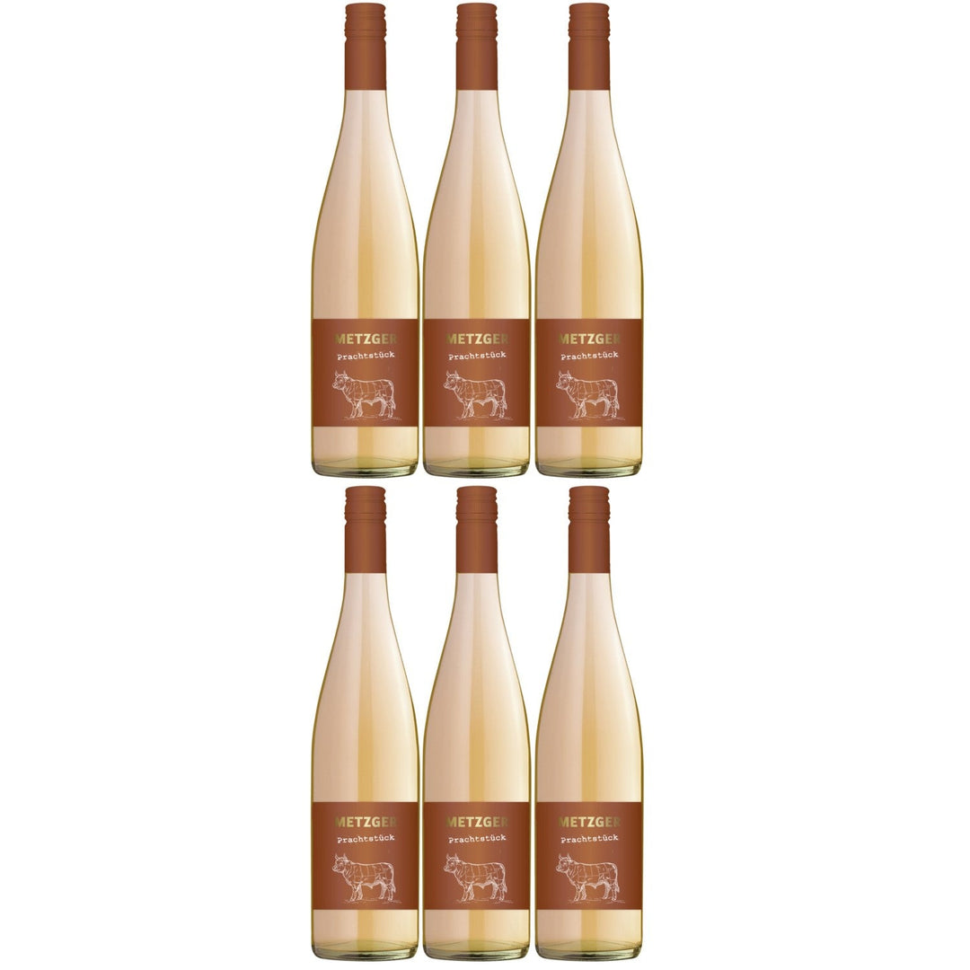 Metzger Prachtstück Roséwein Wein trocken KuhbA Deutschland (6 x 0.75l) - Versanel -