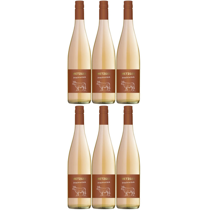Metzger Prachtstück Roséwein Wein trocken KuhbA Deutschland (6 x 0.75l) - Versanel -