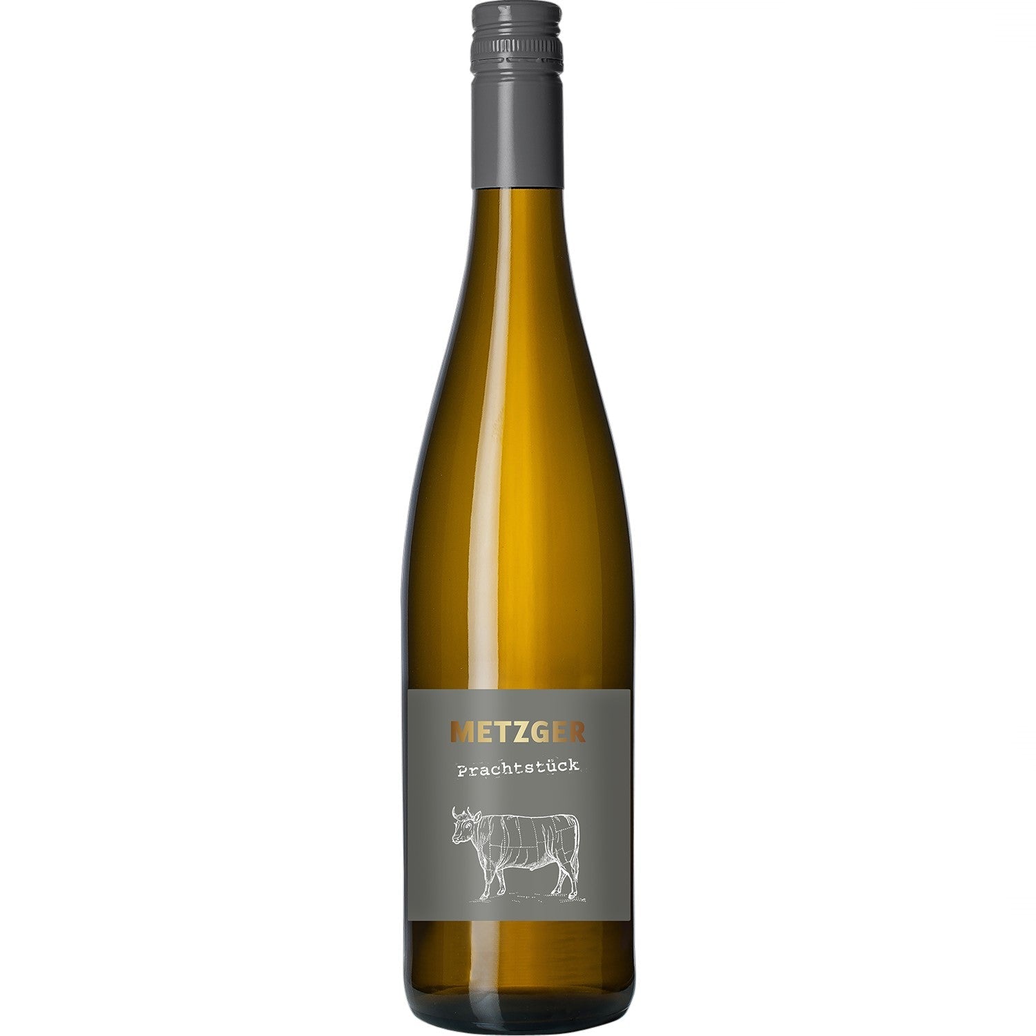 Metzger Prachtstück Weißburgunder Chardonnay Weißwein Wein trocken KuhbA (12 x 0.75l) - Versanel -