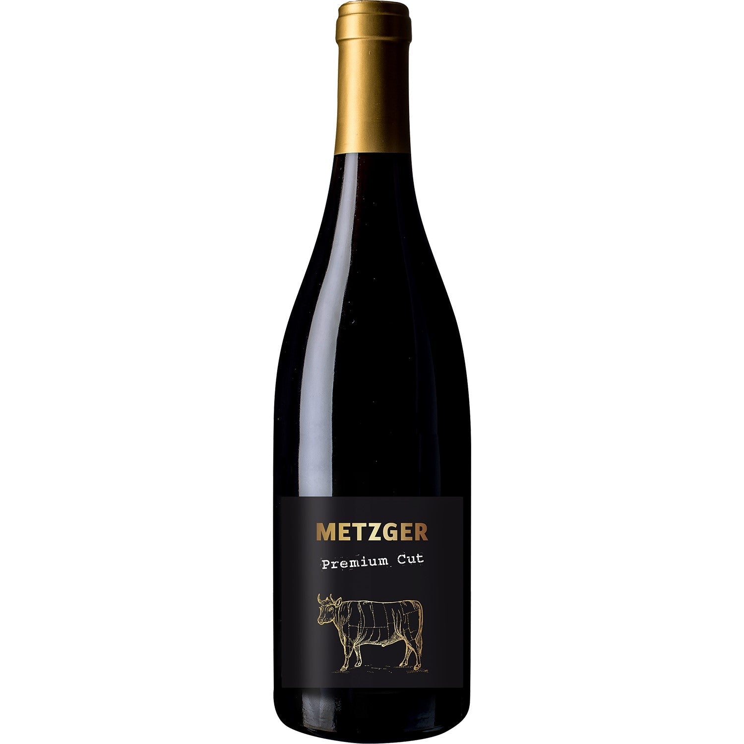 Metzger Premium Cut Pinot Noir QbA Rotwein Wein trocken Deutschland (12 x 0.75l) - Versanel -