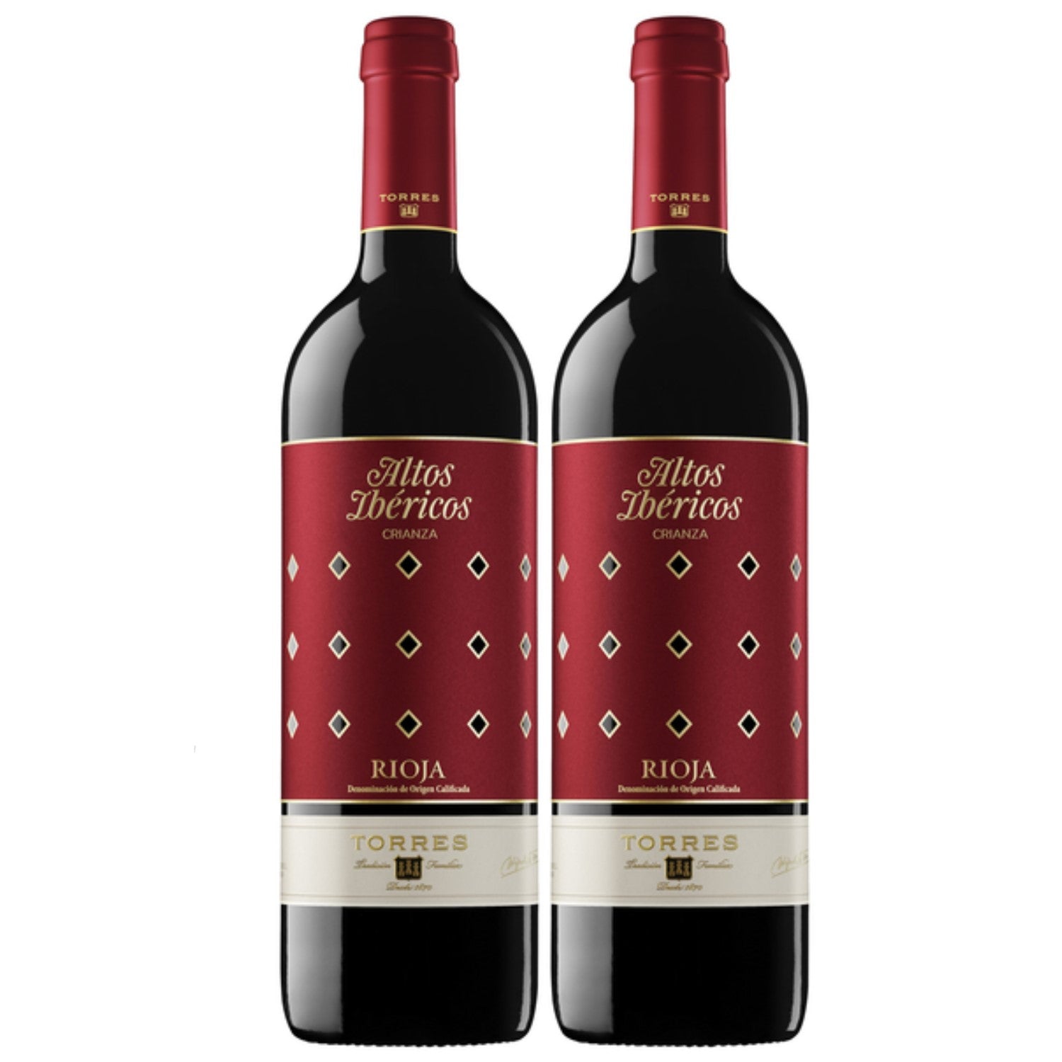 Miguel Torres Altos Ibéricos Crianza Tempranillo DOCa Magnum Rotwein Wein Trocken Spanien (2 x 1.5l) - Versanel -