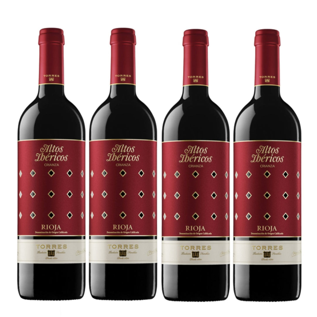 Miguel Torres Altos Ibéricos Crianza Tempranillo DOCa Magnum Rotwein Wein Trocken Spanien (4 x 1.5l) - Versanel -