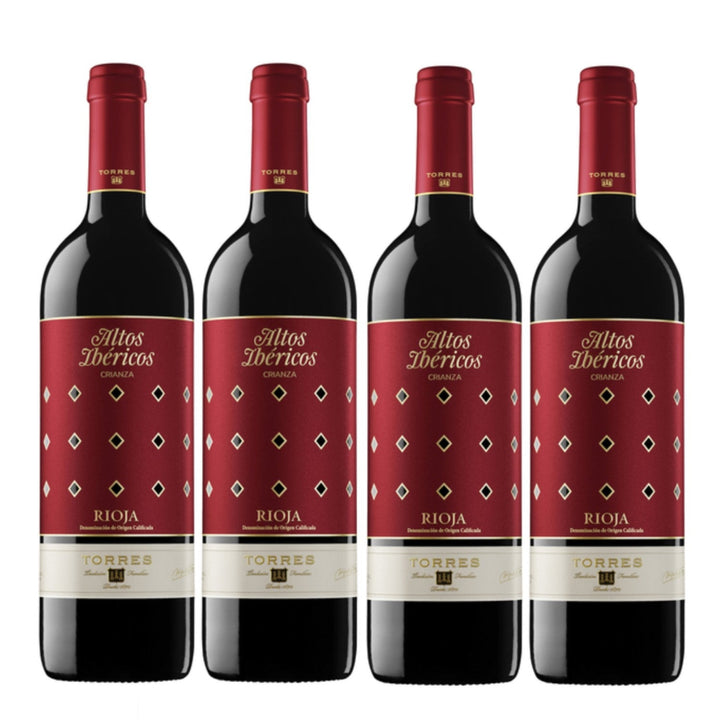 Miguel Torres Altos Ibéricos Crianza Tempranillo DOCa Magnum Rotwein Wein Trocken Spanien (4 x 1.5l) - Versanel -