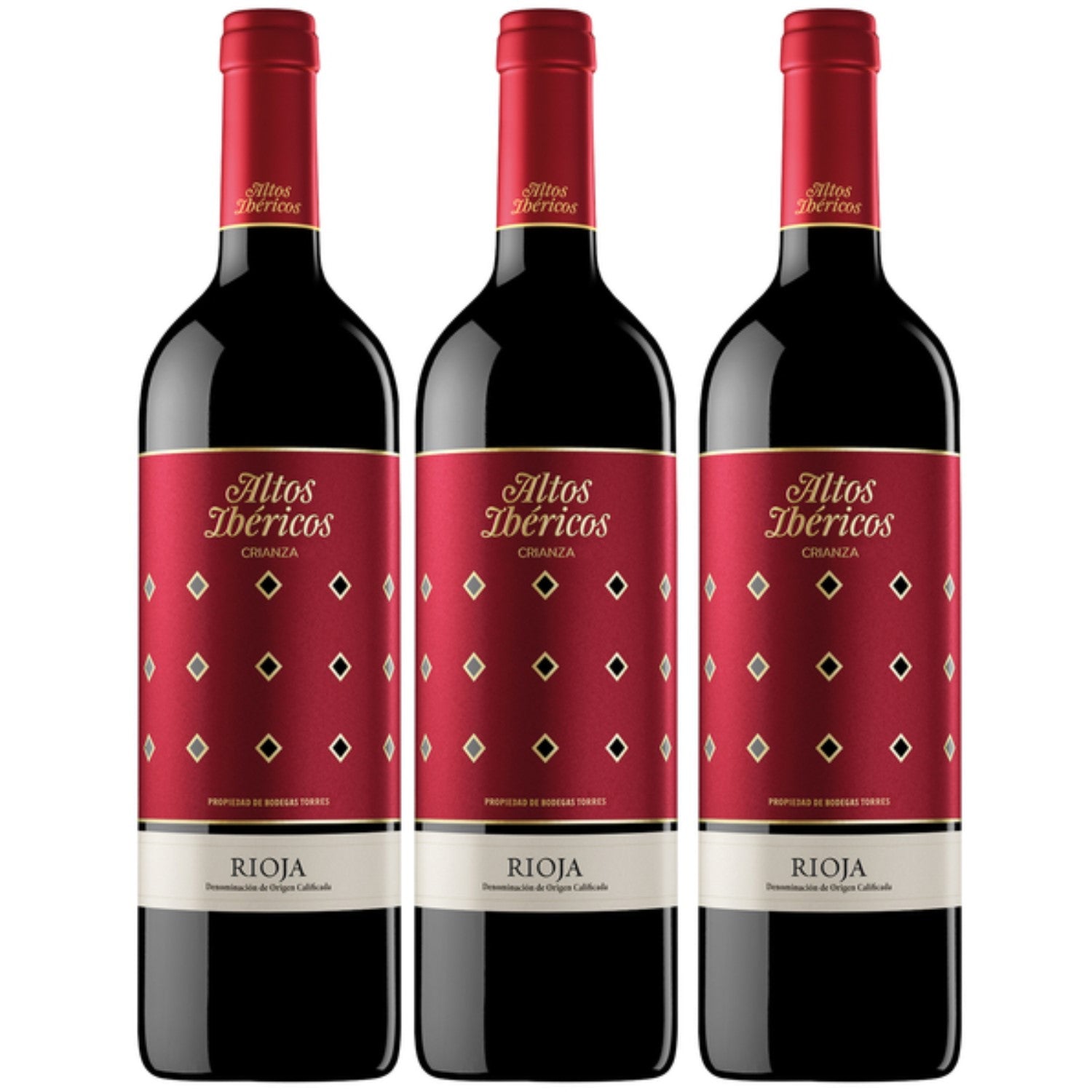 Miguel Torres Altos Ibéricos Crianza Tempranillo DOCa Rotwein Wein Trocken Spanien (3 x 0.75l) - Versanel -