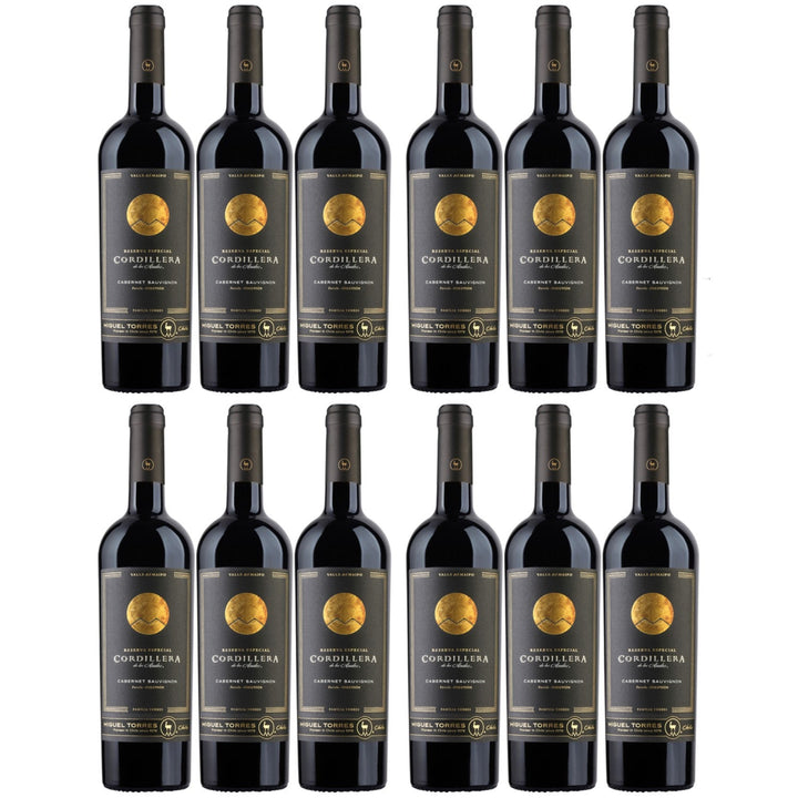 Miguel Torres Cordillera Cabernet Sauvignon Maipo Valley Rotwein Wein Trocken Chile (12 x 0.75l) - Versanel -