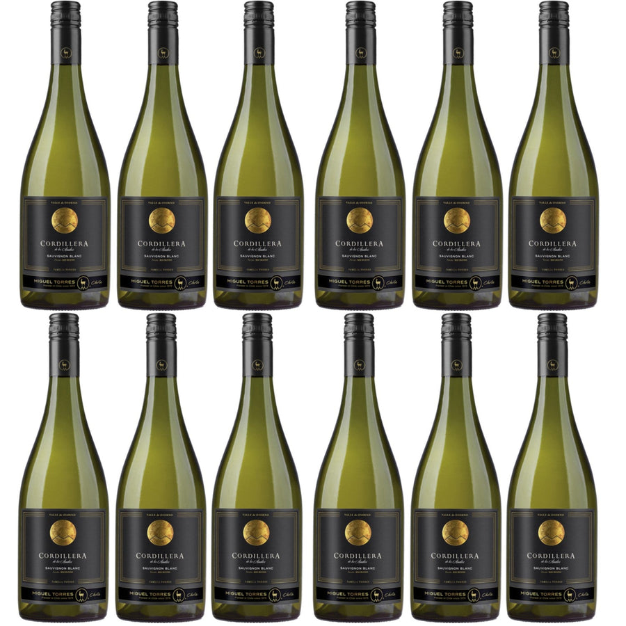 Miguel Torres Cordillera Sauvignon Blanc Elqui Valley Weißwein Wein Trocken Chile (12 x 0.75l) - Versanel -