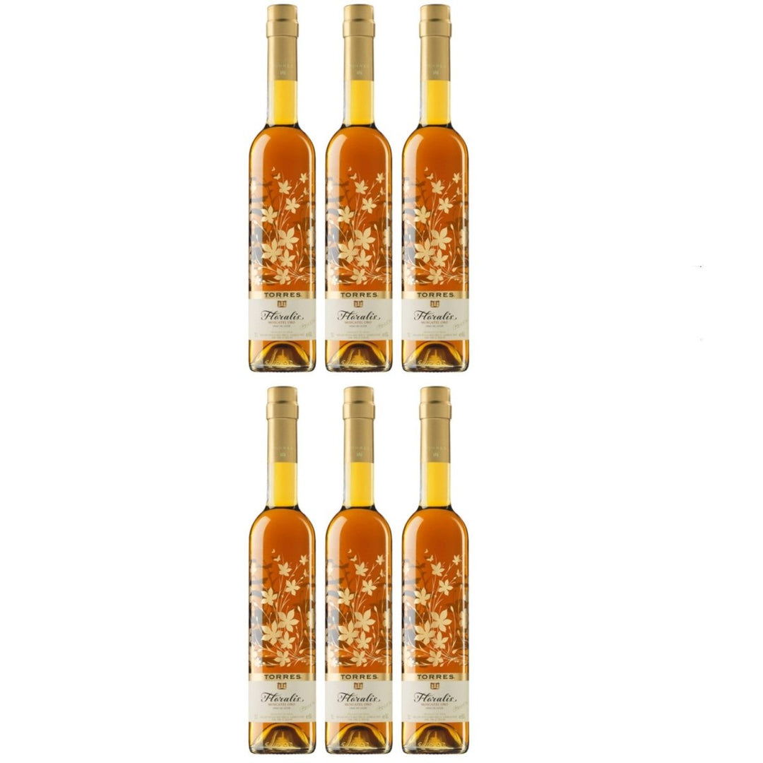 Miguel Torres Floralis Moscatel Oro Likörwein Wein weiß süß Spanien (6 Flaschen) - Versanel -