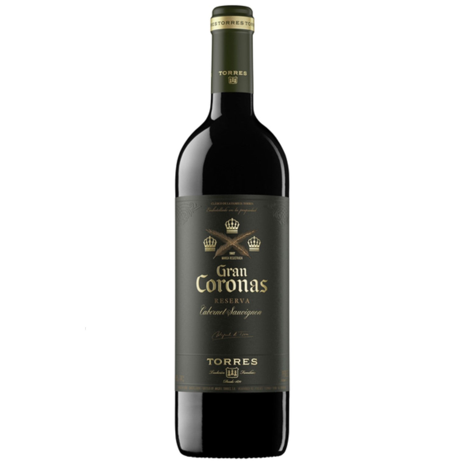 Miguel Torres Gran Coronas Cabernet Sauvignon D.O. Rotwein Wein Trocken Spanien (12 x 0.75l) - Versanel -