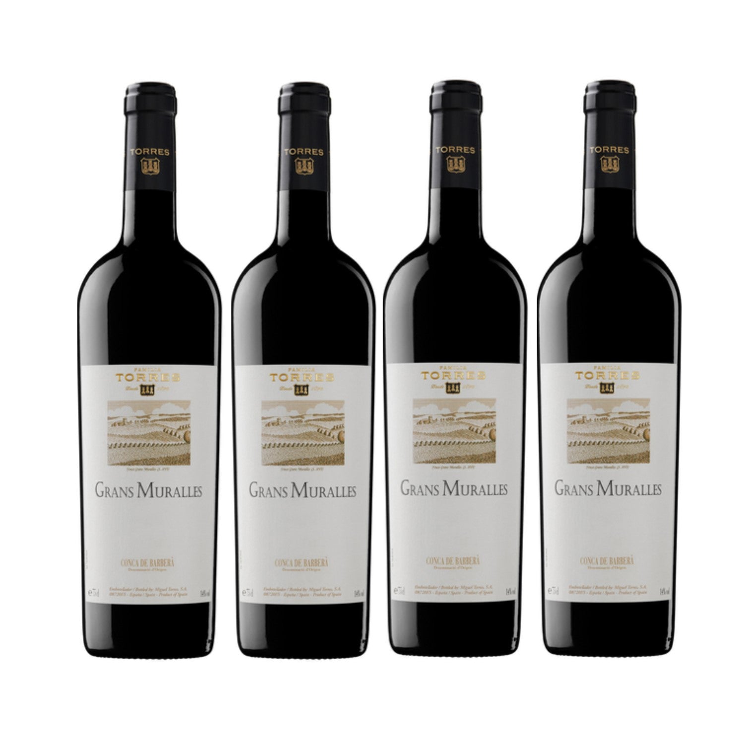 Miguel Torres Grans Muralles D.O. Rotwein Wein Trocken Spanien (4 x 0.75l) - Versanel -