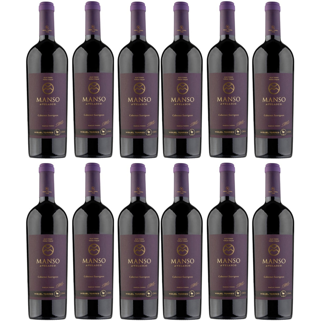 Miguel Torres Manso de Velasco Cabernet Sauvignon Rotwein Wein Trocken Chile (12 x 0.75l) - Versanel -