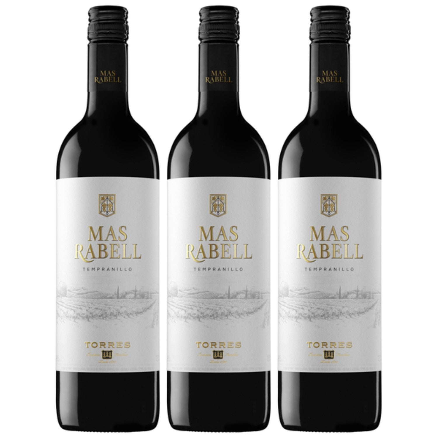 Miguel Torres Mas Rabell Tempranillo Rotwein Wein Trocken Spanien (3 x 0.75l) - Versanel -