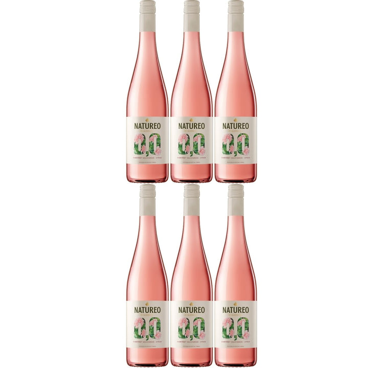 Miguel Torres Natureo Free Rosado Roséwein alkoholfrei Wein halbtrocken Spanien (6 Flaschen) - Versanel -