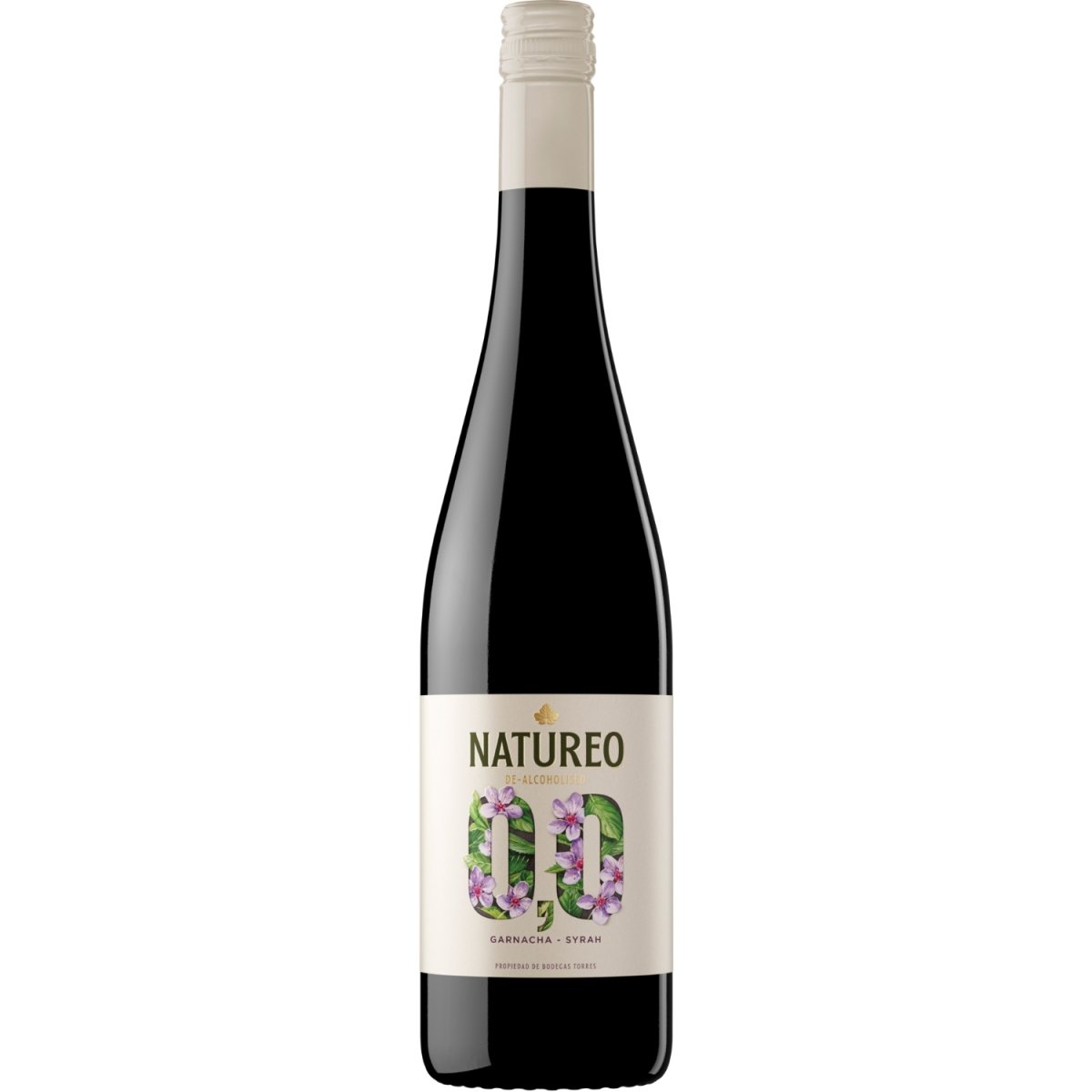 Miguel Torres Natureo Free Tinto Rotwein alkoholfrei Wein halbtrocken Spanien (3 Flaschen) - Versanel -