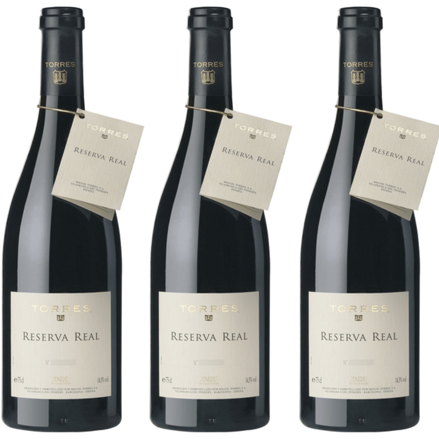 Miguel Torres Reserva Real D.O. Limitiert Rotwein Cuvée Wein Trocken Spanien (3 x 0.75l) - Versanel -