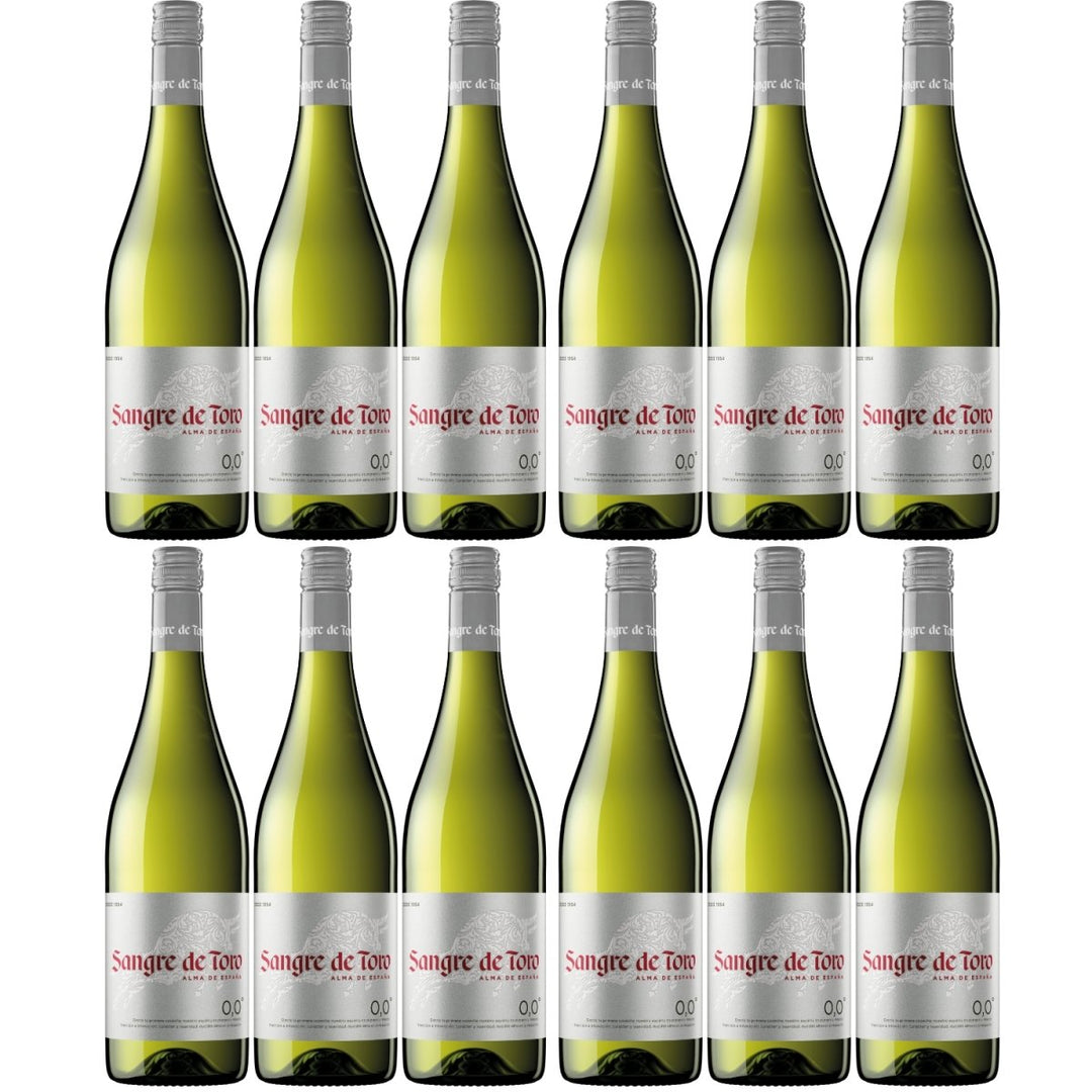 Miguel Torres Sangre de Toro Blanco 0.0 Weißwein alkoholfrei Wein trocken vegan Spanien (12 Flaschen) - Versanel -