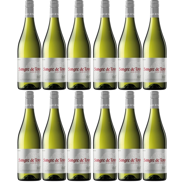 Miguel Torres Sangre de Toro Blanco 0.0 Weißwein alkoholfrei Wein trocken vegan Spanien (12 Flaschen) - Versanel -