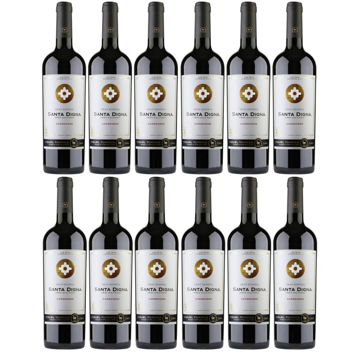 Miguel Torres Santa Digna Gran Reserva Carmenere Rotwein Wein Trocken Chile (12 x 0.75l) - Versanel -