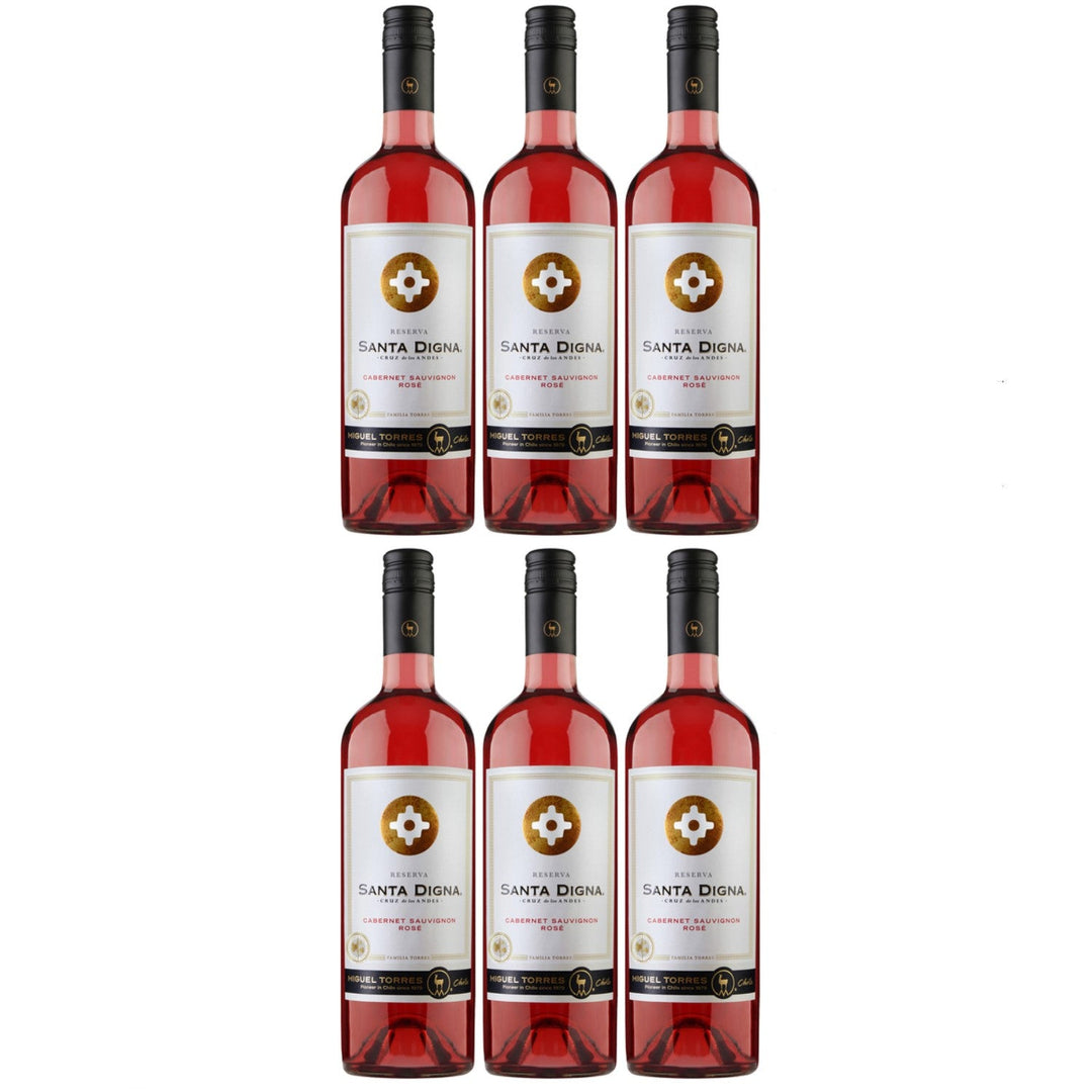 Miguel Torres Santa Digna Reserva Cabernet Sauvignon Roséwein Wein Trocken Chile (6 x 0.75l) - Versanel -