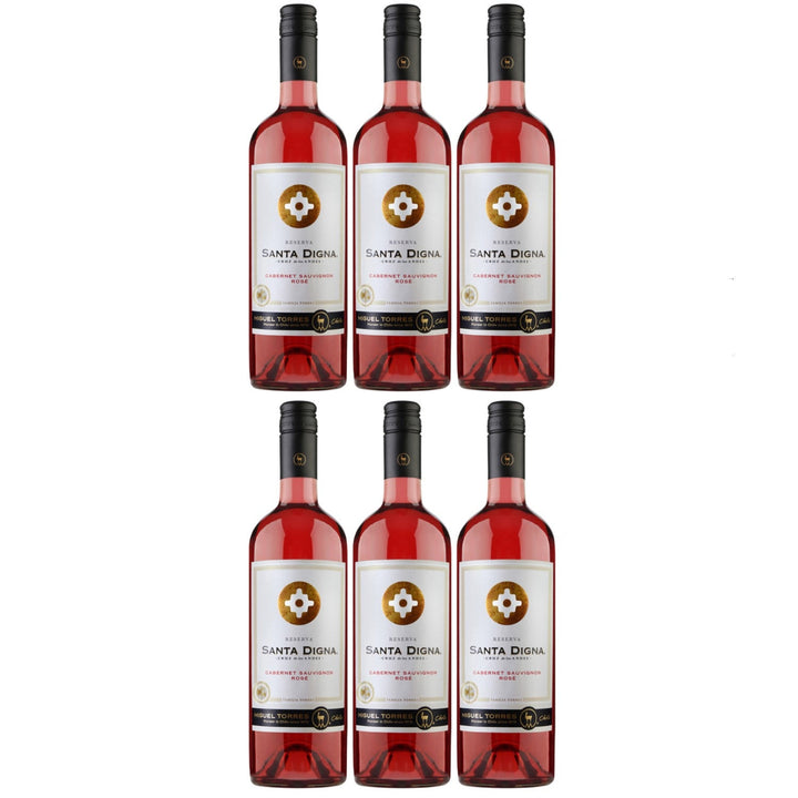 Miguel Torres Santa Digna Reserva Cabernet Sauvignon Roséwein Wein Trocken Chile (6 x 0.75l) - Versanel -