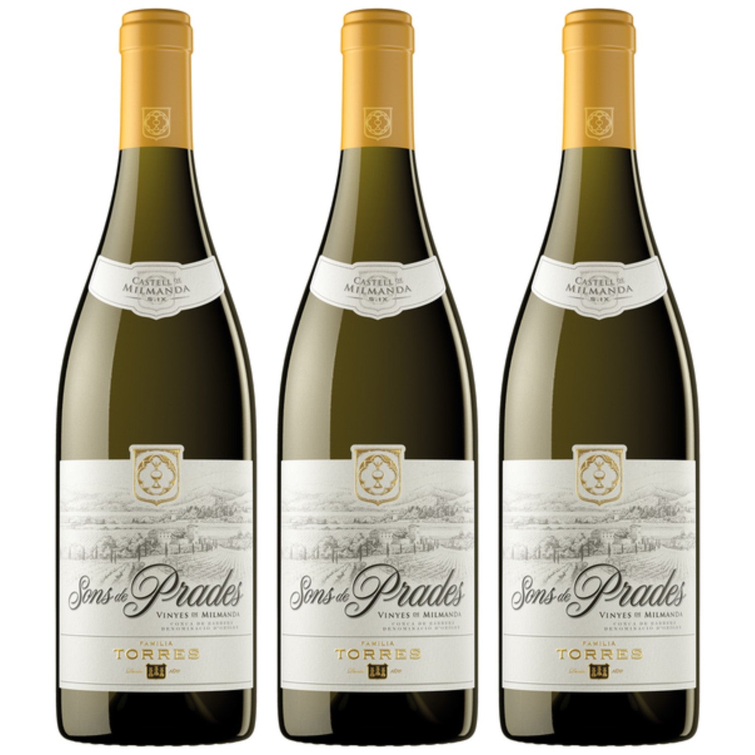 Miguel Torres Sons de Prades D.O. Weißwein Wein Trocken Spanien (3 x 0.75l) - Versanel -