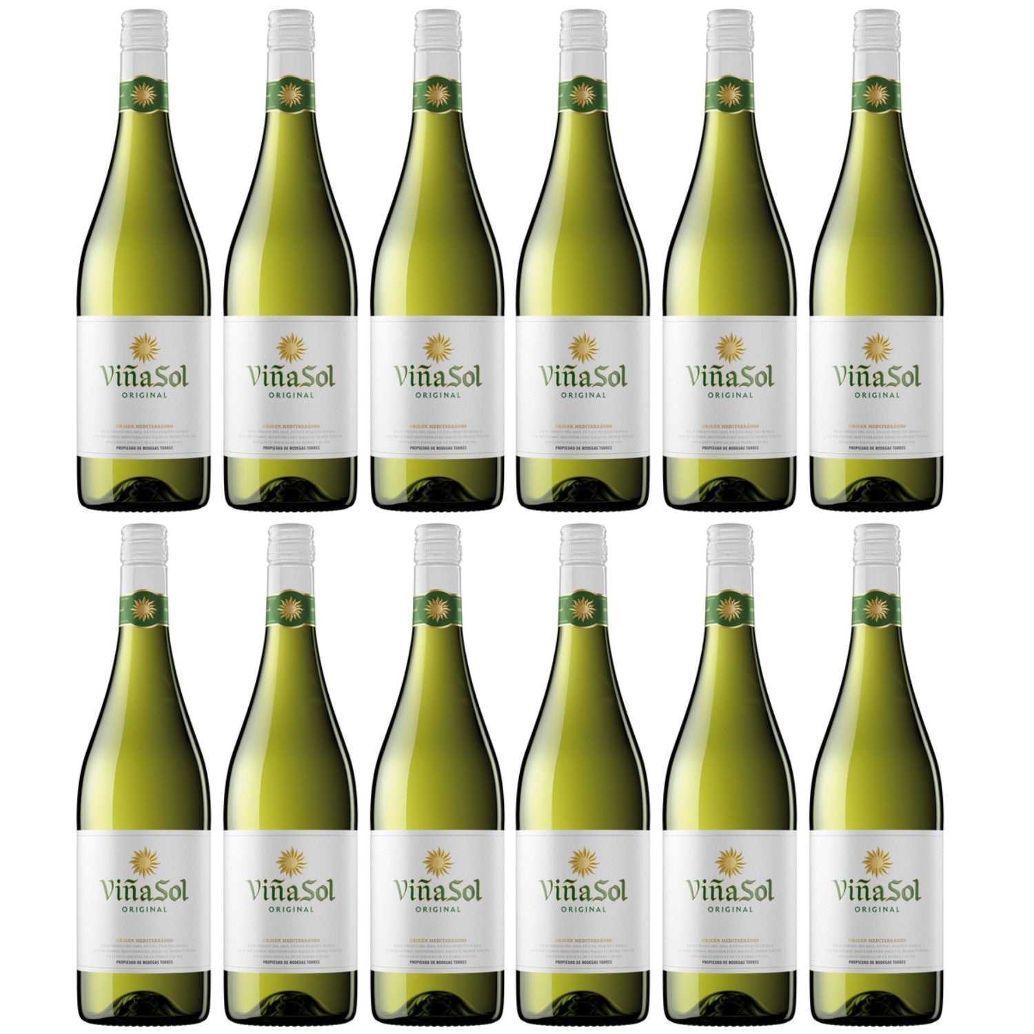 Miguel Torres Vina Sol Original D.O. Weißwein Wein Trocken Spanien (12 x 0.75l) - Versanel -