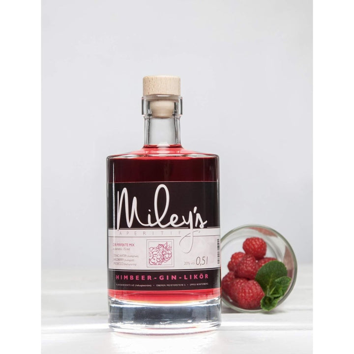 Miley´s Himbeer - Gin - Likör, 20% vol (6 x 0,5 L) - Versanel -