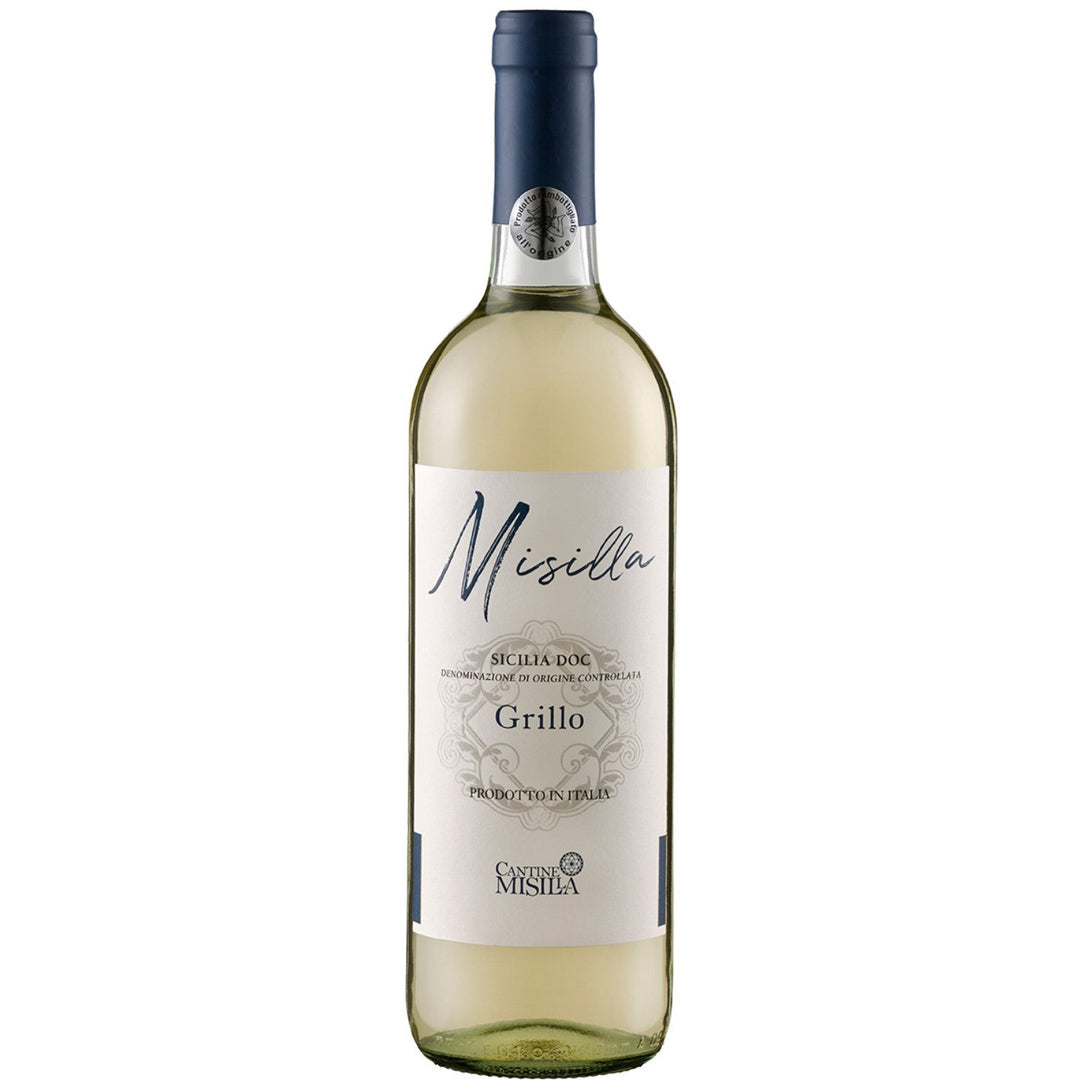 Misilla Grillo Sicilia DOC Weißwein Wein Trocken Italien (1 x 0.75l) - Versanel -