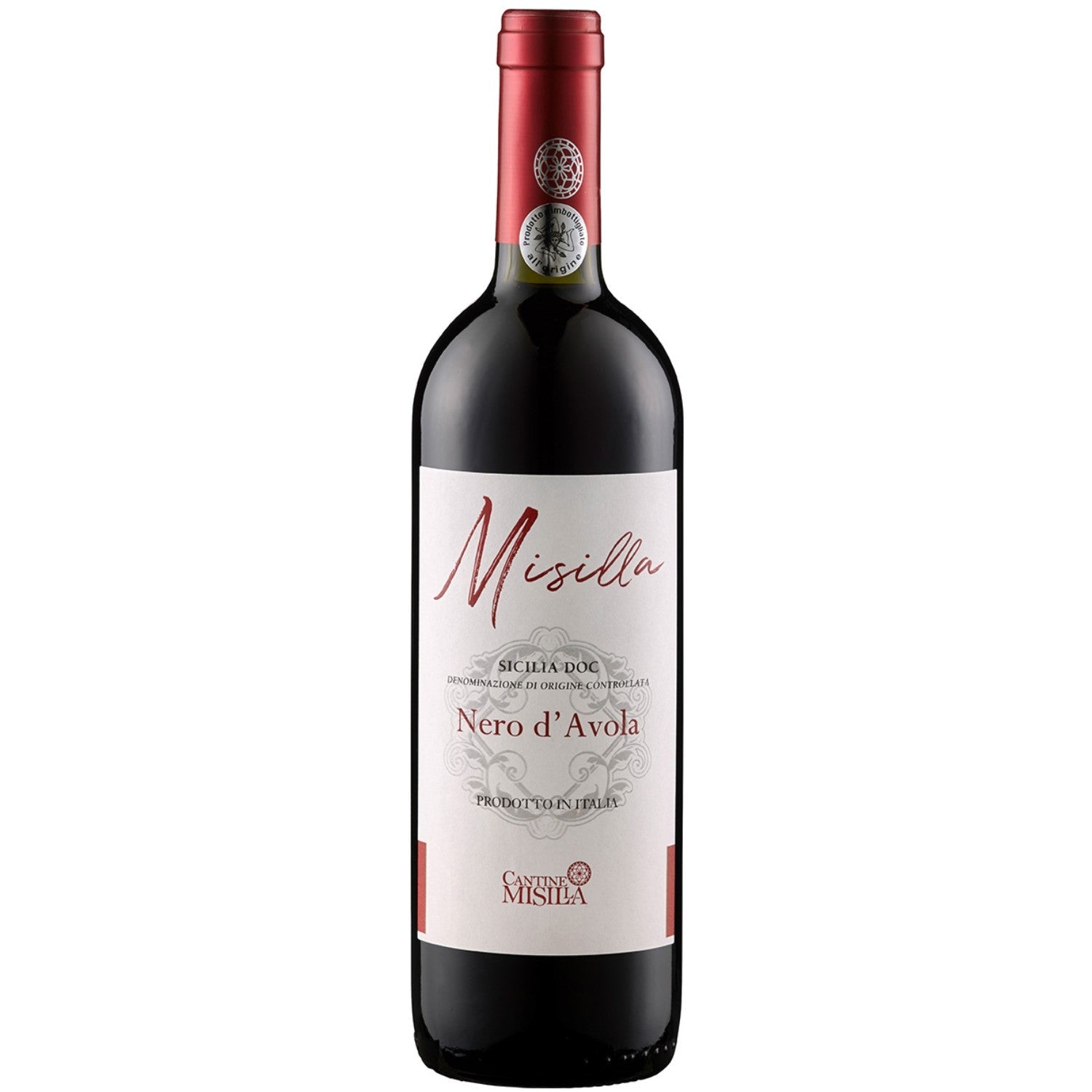 Misilla Nero d'Avola IGP Terre Siciliane Rotwein Wein Trocken Italien (3 x 0.75l) - Versanel -