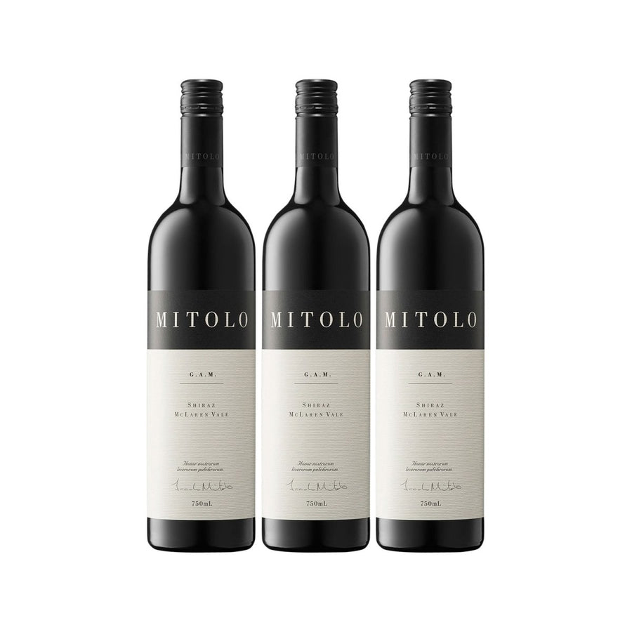Mitolo G.A.M. Shiraz McLaren Vale Rotwein Wein trocken Australien (3 x 0.75l) - Versanel -