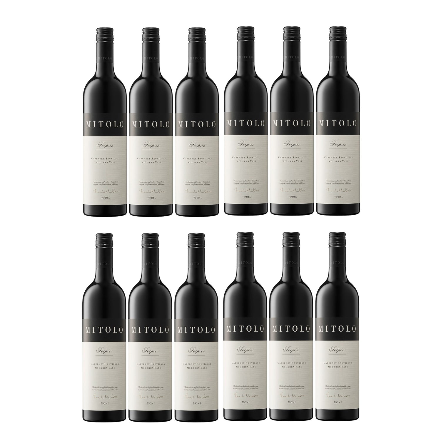 Mitolo Serpico Cabernet Sauvignon McLaren Vale Rotwein Wein trocken Australien (12 x 0.75l) - Versanel -