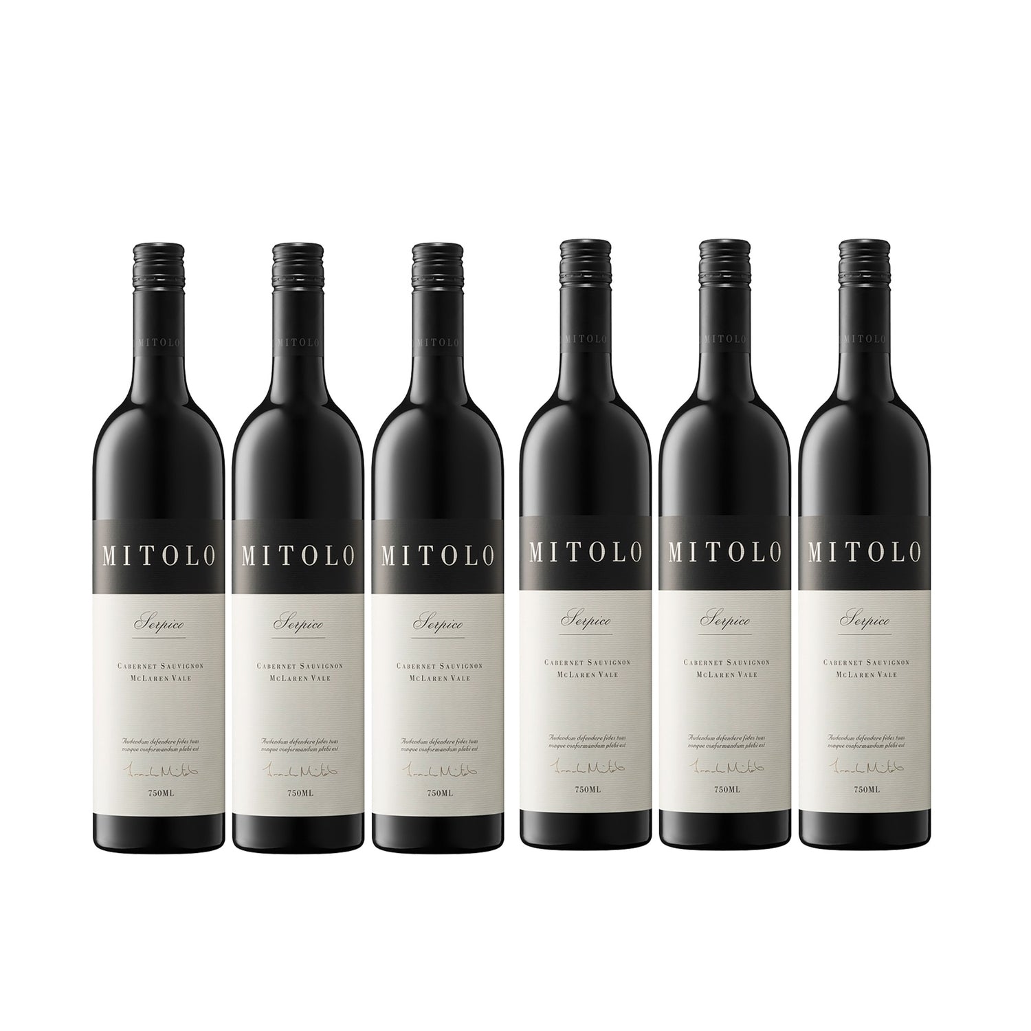 Mitolo Serpico Cabernet Sauvignon McLaren Vale Rotwein Wein trocken Australien (6 x 0.75l) - Versanel -