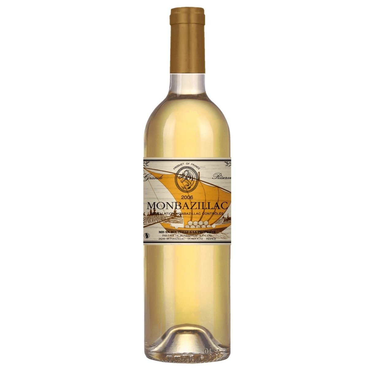 Monbazillac Grande Réserve AOC Weißwein Wein lieblich Frankreich (3 x 0,75l) - Versanel -