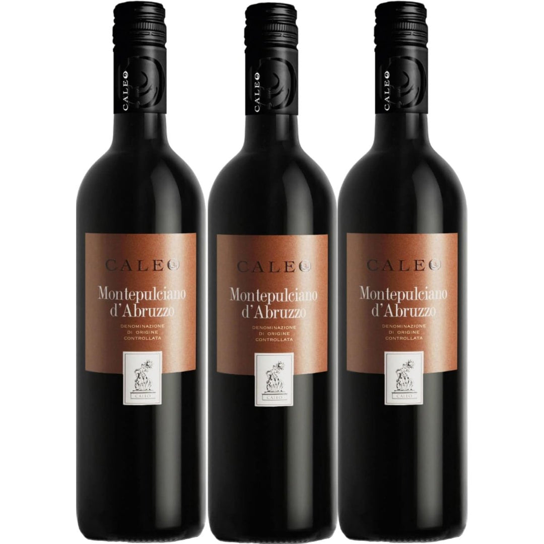 Montepulciano d'Abruzzo Caleo DOC Rotwein Wein trocken Italien (3 x 0,75l) - Versanel -