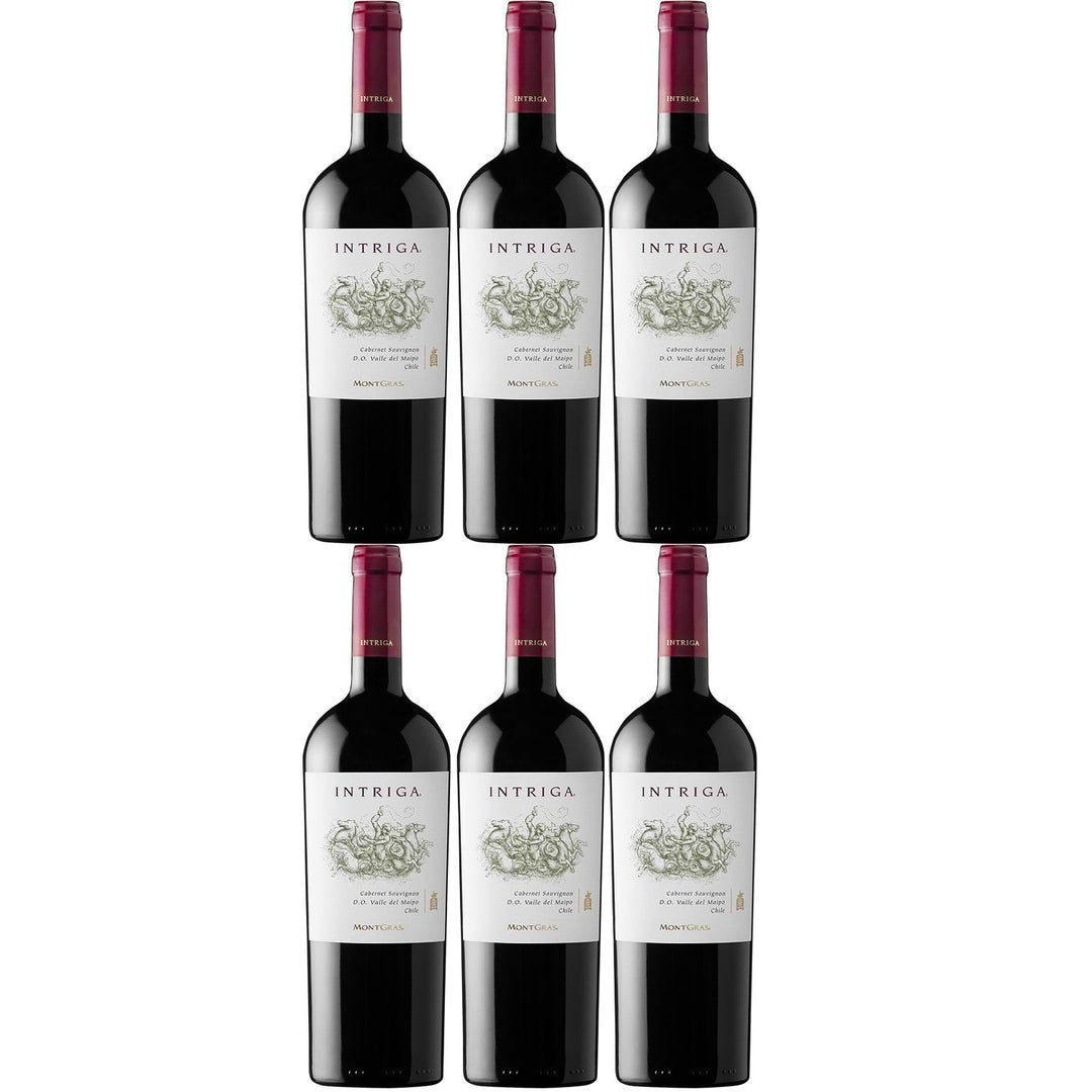 MontGras Intriga Cabernet Sauvignon Rotwein Wein trocken Chile (6 x 0.75l) - Versanel -