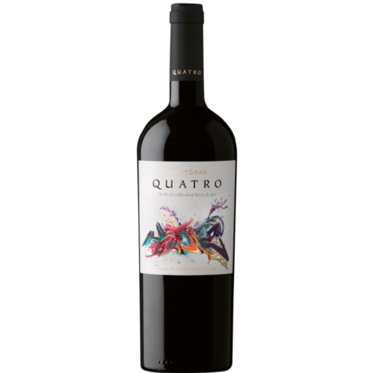 MontGras Quatro Valle de Colchagua Rotwein Cuvée Wein trocken Chile (6 x 0.75l) - Versanel -