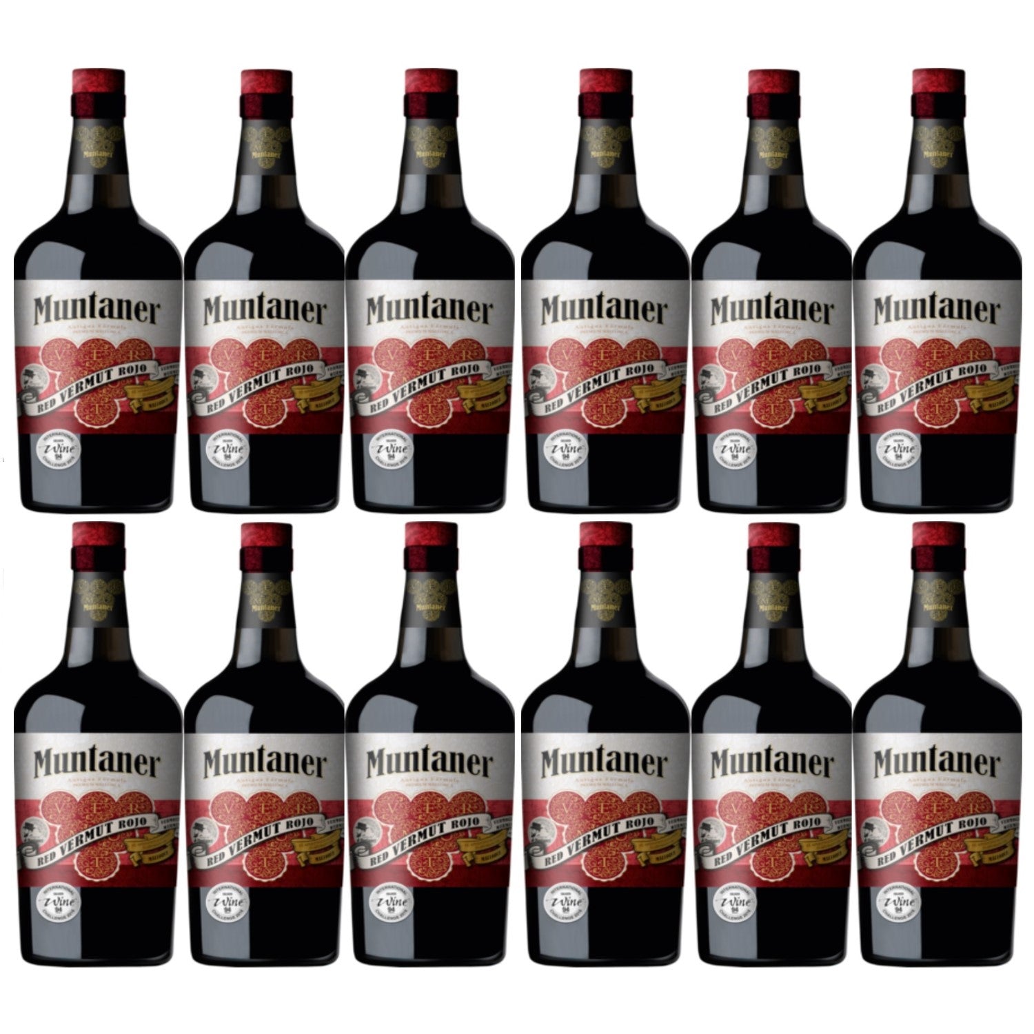 Muntaner Vermut Rojo Mallorca Vermouth süß Spanien (12 x 0.75l) - Versanel -