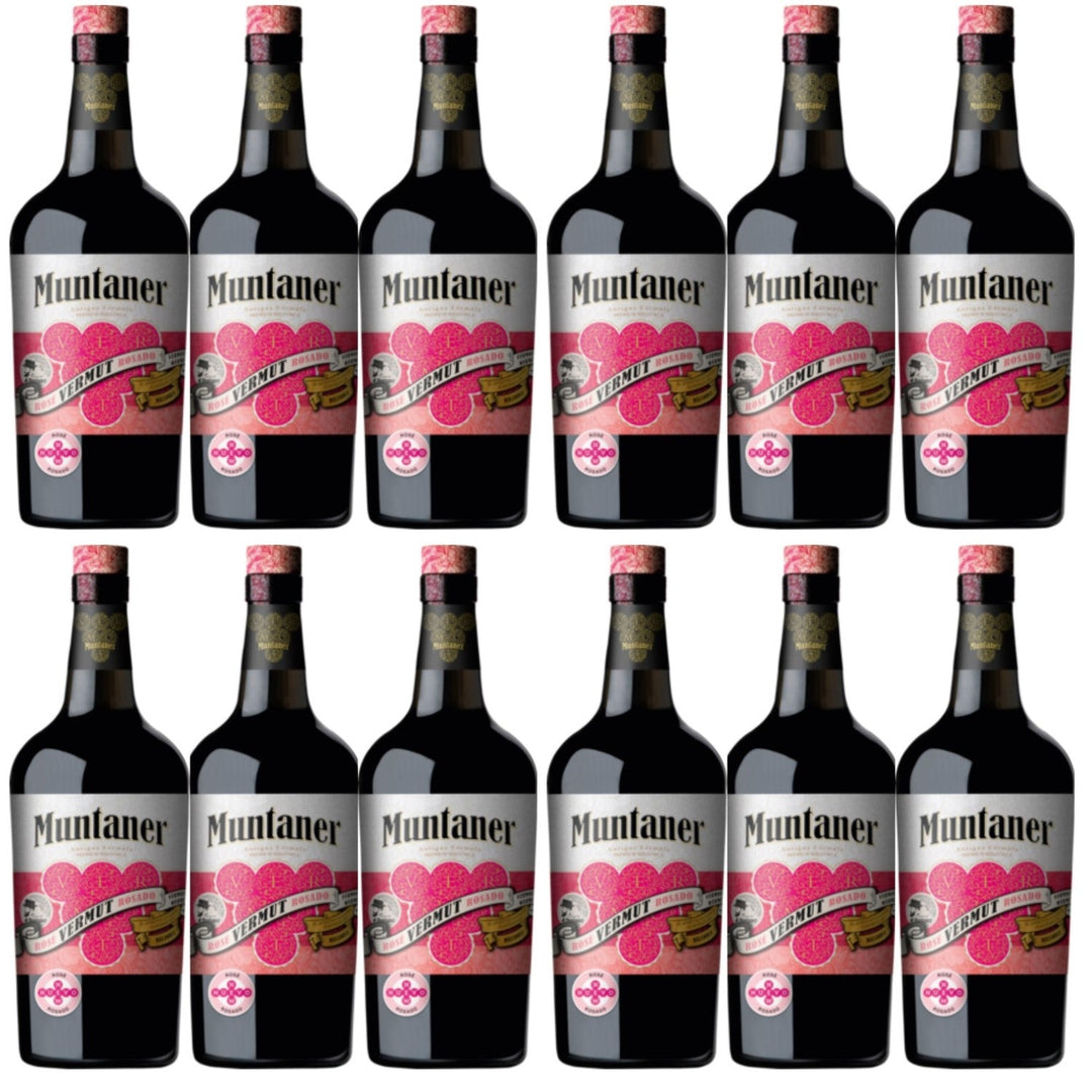 Muntaner Vermut Rosado Mallorca Rosé Wermouth süß Spanien (12 x 0.75l) - Versanel -