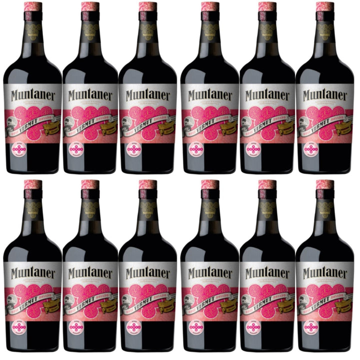 Muntaner Vermut Rosado Mallorca Rosé Wermouth süß Spanien (12 x 0.75l) - Versanel -