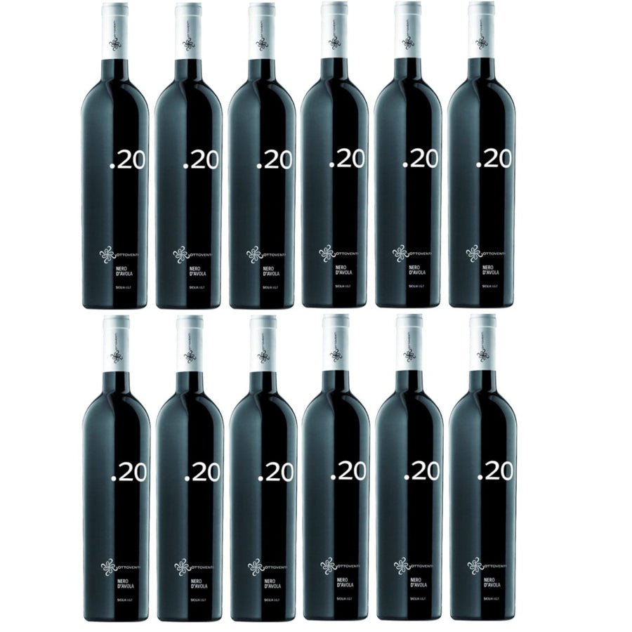 Nero d'Avola Punto 20 Sicilia IGT Rotwein Wein trocken Italien (12 x 0,75l) - Versanel -