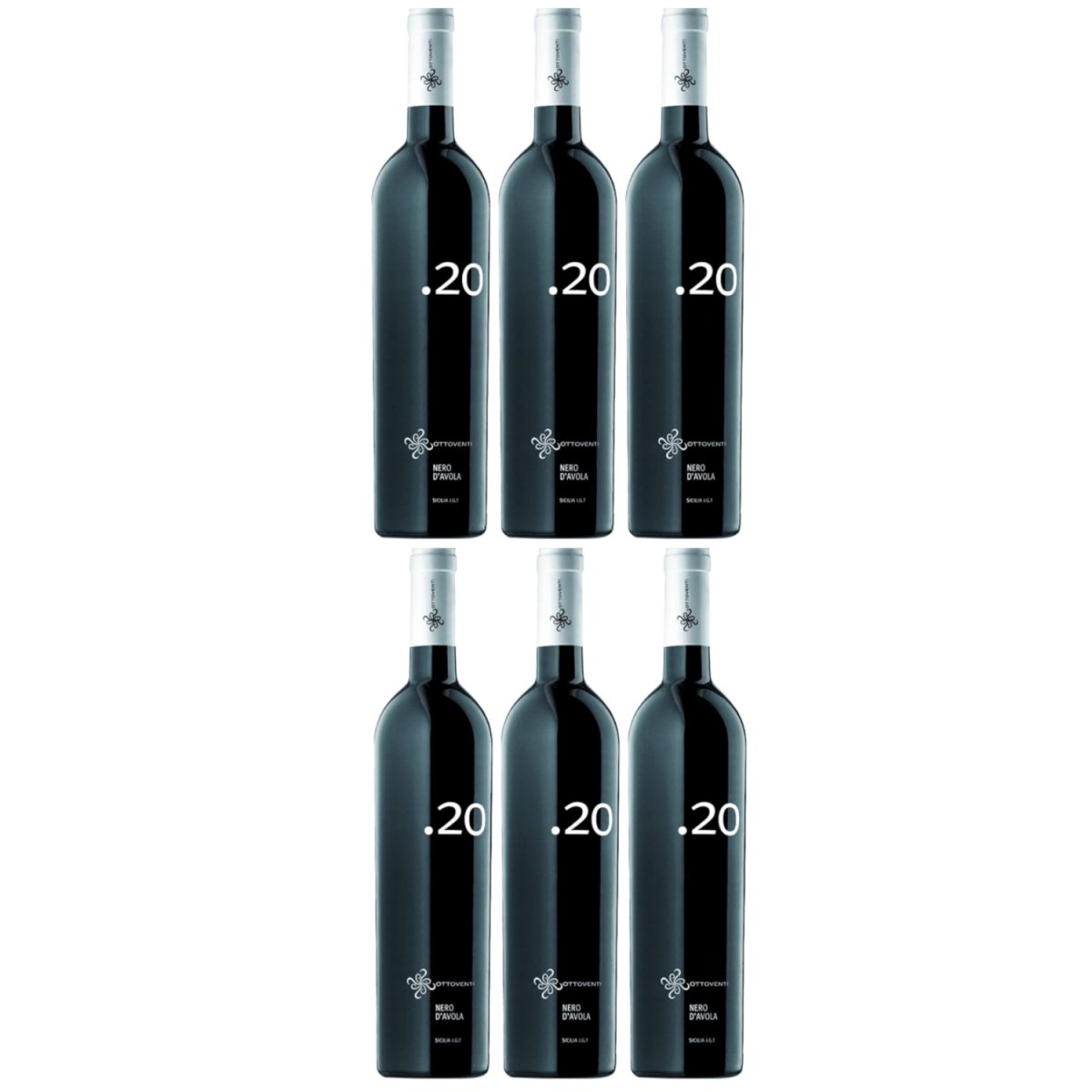 Nero d'Avola Punto 20 Sicilia IGT Rotwein Wein trocken Italien (6 x 0,75l) - Versanel -