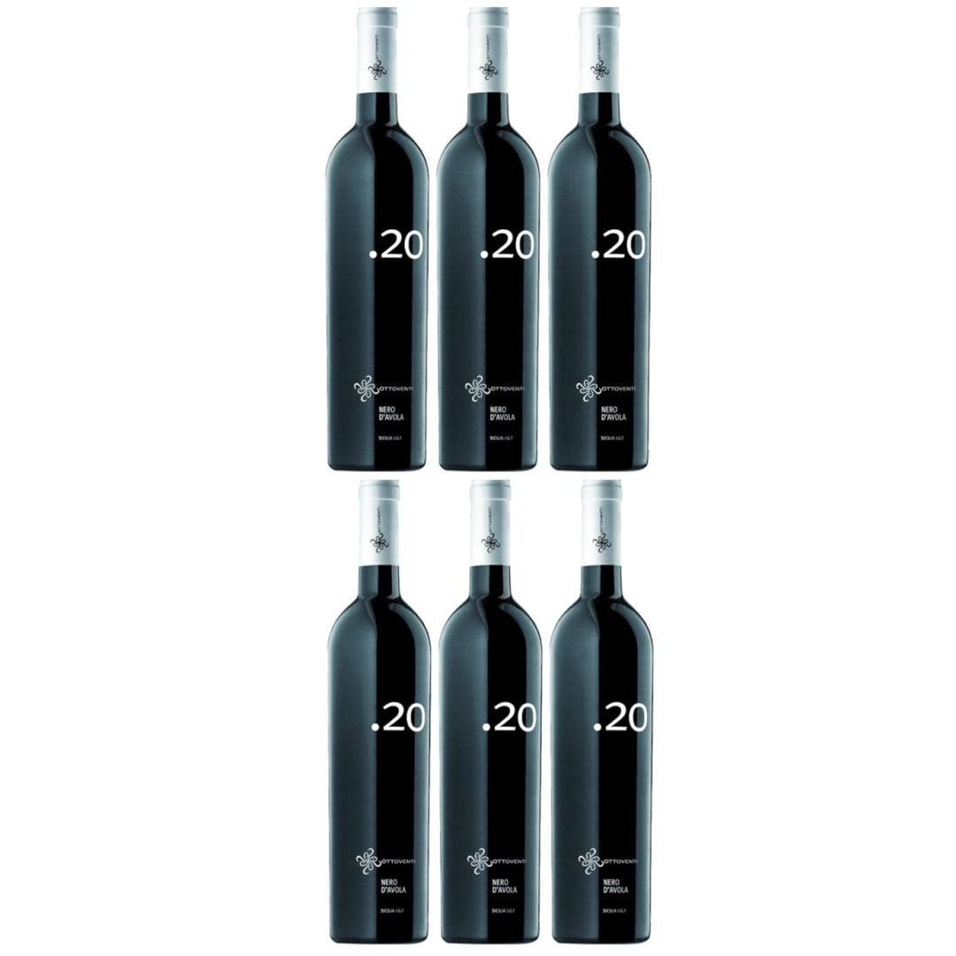 Nero d'Avola Punto 20 Sicilia IGT Rotwein Wein trocken Italien (6 x 0,75l) - Versanel -