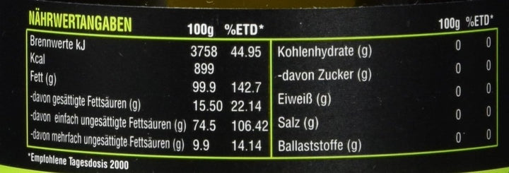 O de Oliva Extra Virgen Olive Oil Picual, Natives Olivenöl von der Sorte, 1er Pack (3 x 500 ml) - Versanel -