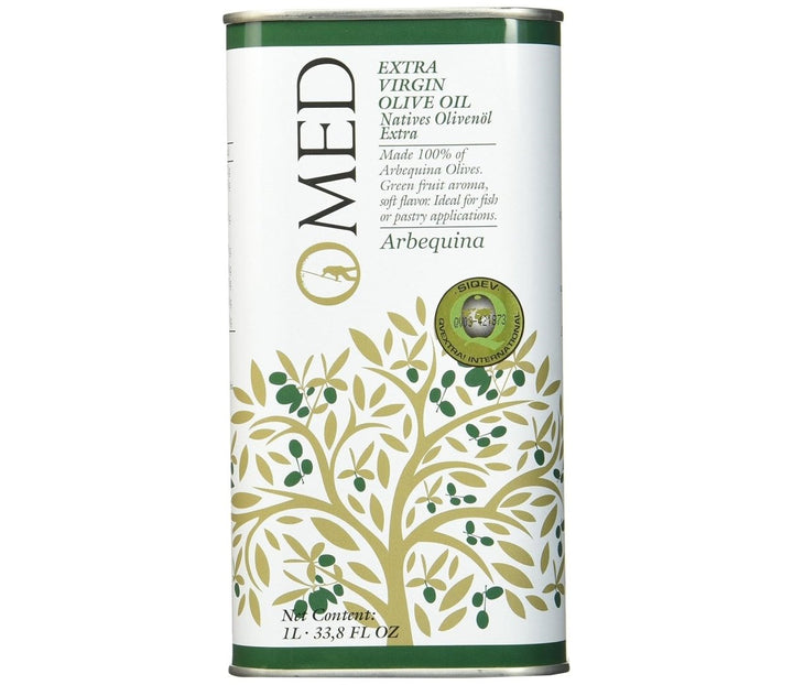 O-MED Natives Olivenöl Arbequina Kanister (2 x 1000 ml) - Versanel -