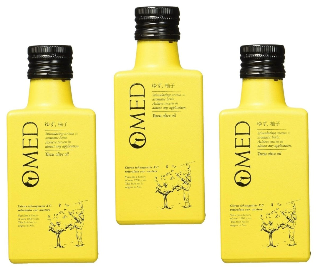 O-MED Natives Olivenöl mit Yuzu (3 x 250 ml) - Versanel -