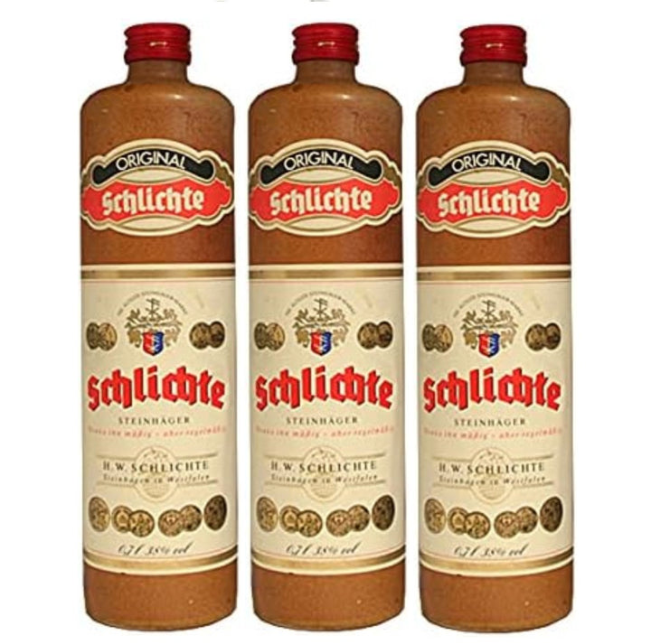 Original Schlichte Steinhäger Tonkrug (3 x 0,7 L) - Versanel -