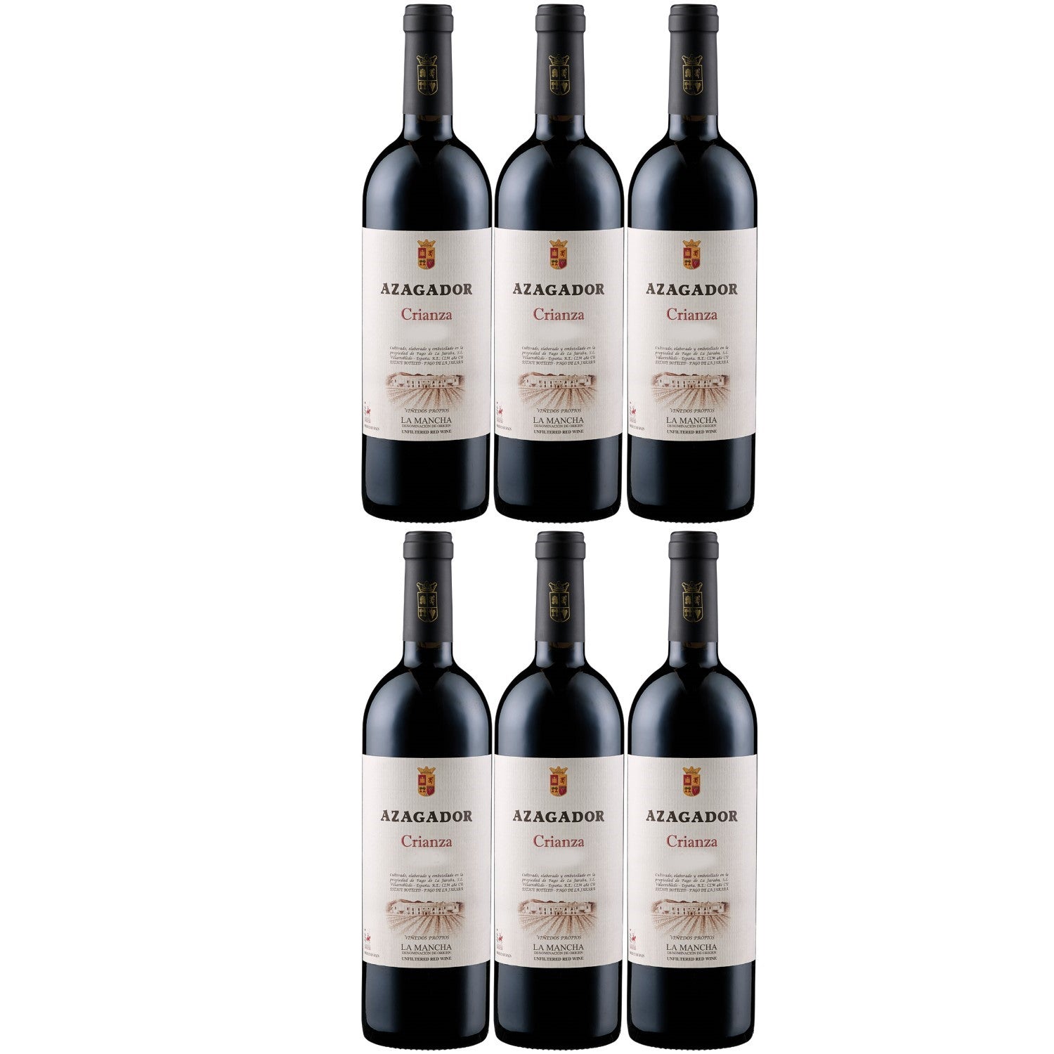 Pago de la Jaraba Azagador Crianza D.O. Rotwein Wein trocken Spanien (6 x 0.75l) - Versanel - Wein