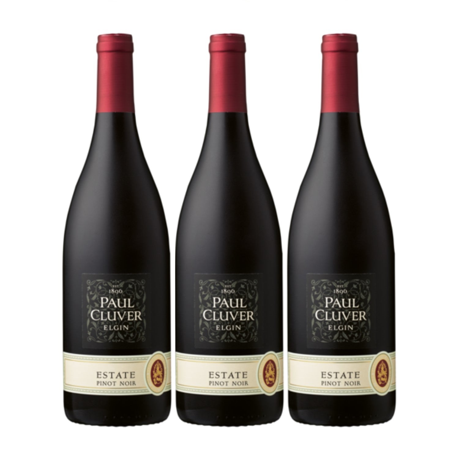 Paul Cluver Pinot Noir Estate Wine Elgin Valley Rotwein Wein trocken Südafrika (3 x 0.75l) - Versanel -