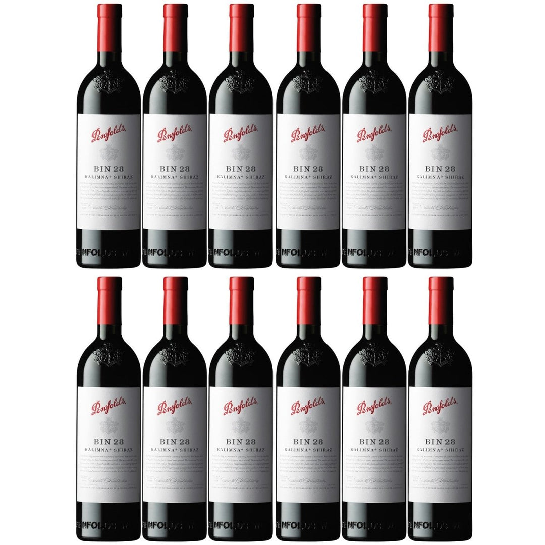 Penfolds Bin 28 Kalimna Shiraz limitiert Rotwein Wein Trocken Australien I Visando Paket (12 x 0,75l) - Versanel -