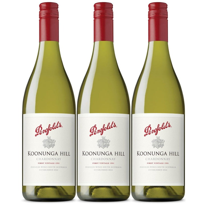 Penfolds Koonunga Hill Chardonnay Weißwein Wein Trocken Australien (3 x 0,75l) - Versanel -